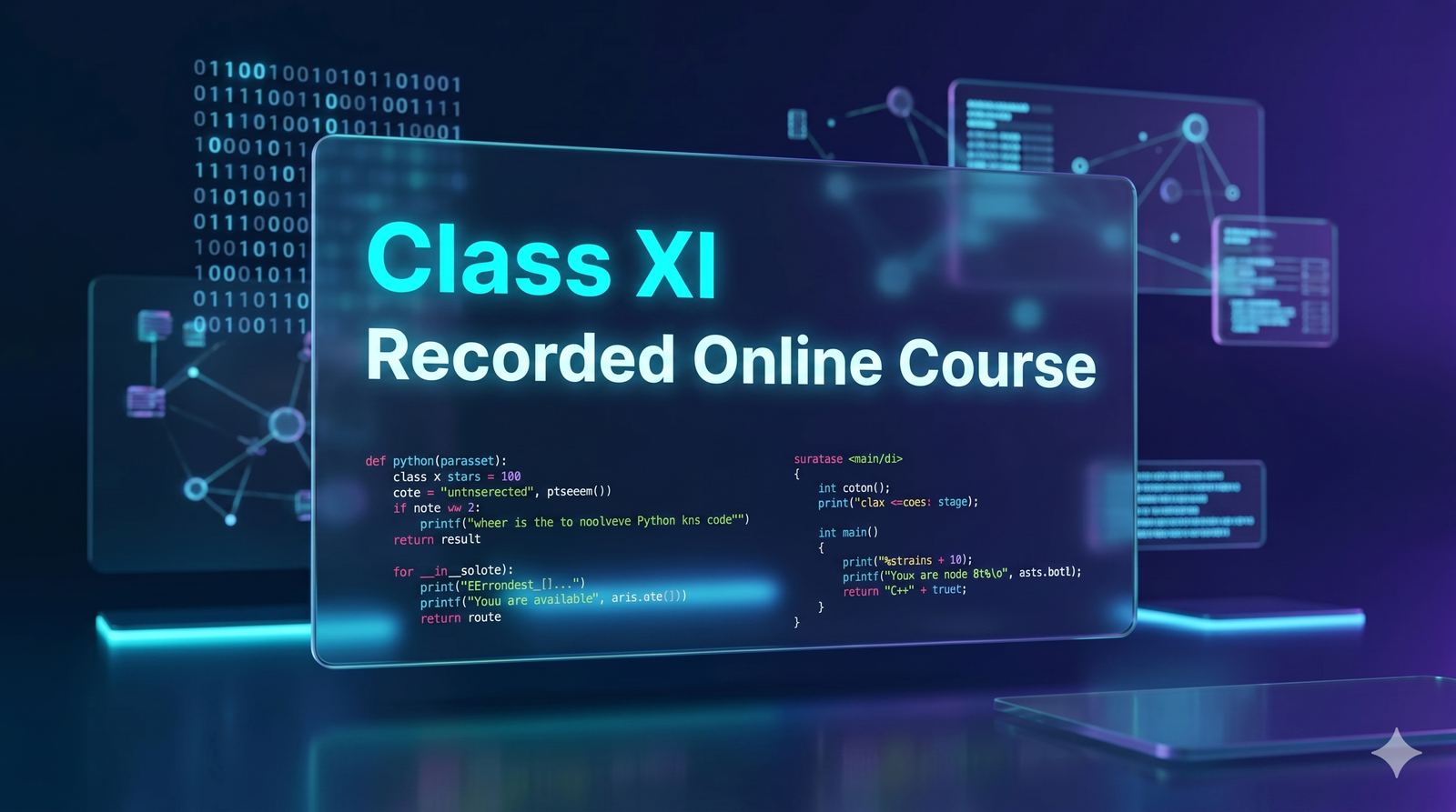Class -XI Recorded Online(Python)
